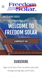Mobile Screenshot of freedomsolar.us