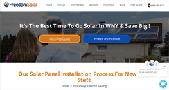 Desktop Screenshot of freedomsolar.com