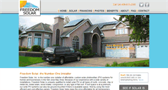Desktop Screenshot of freedomsolar.net